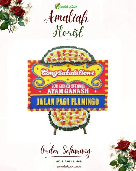 Sewa Papan Bunga Bakam